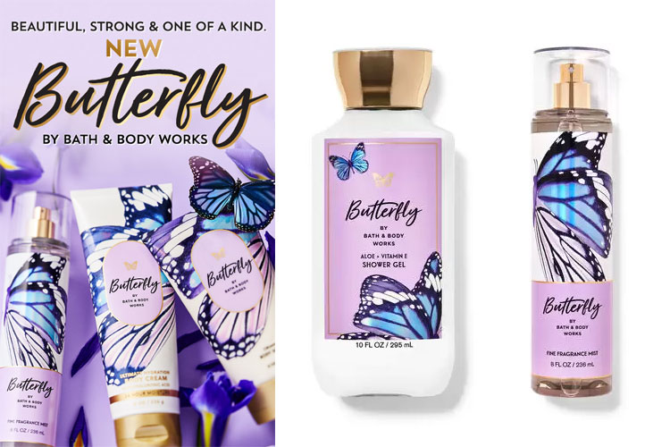 Bath & Body Works Butterfly fragrance collection - The Perfume Girl