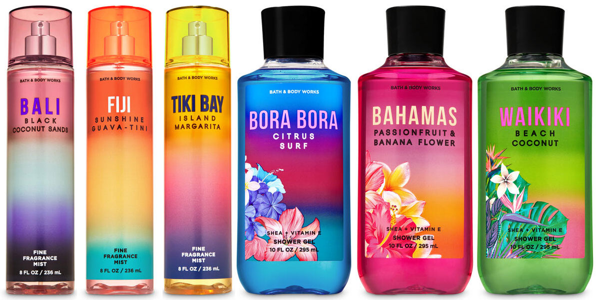 Bath Body Works Tropical Getaway Body Fragrances The Perfume Girl