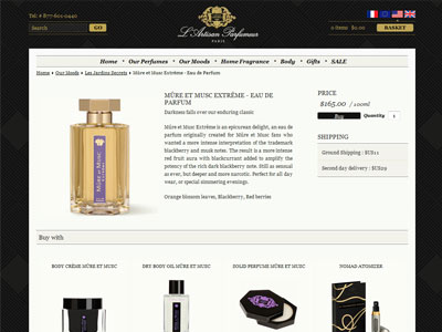 L'Artisan Parfumeur Mure et Musc Extreme website