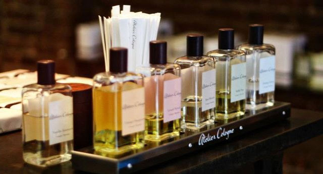 Atelier Cologne perfume display