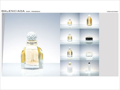 Balenciaga Paris Perfume website