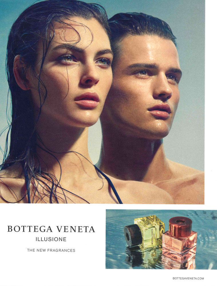 Bottega Veneta Illusione Ad with Vittoria Ceretti and Simon Nessman