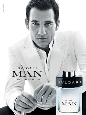 Bvlgari Man fragrance, Clive Owen