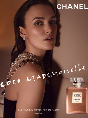 Chanel Coco Mademoiselle L'Eau Privee ad starring Keira Knightley