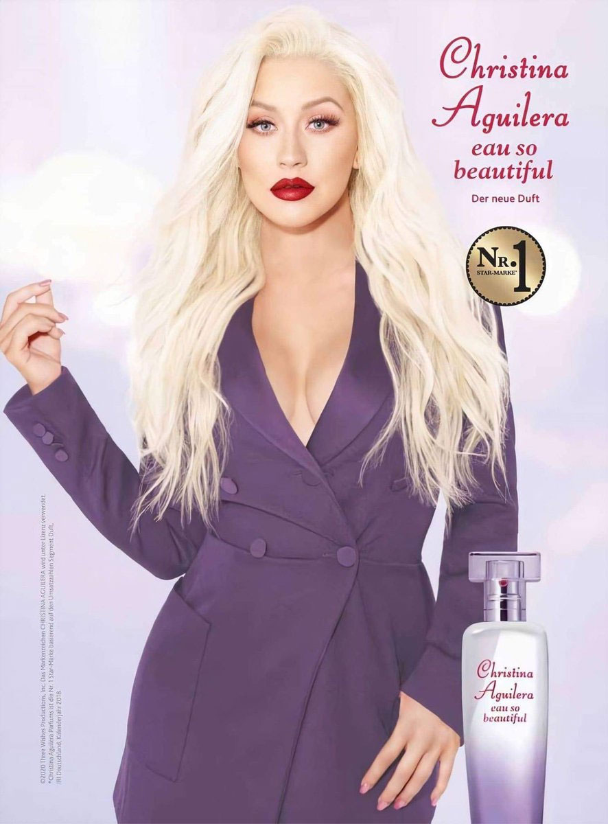 Christina Aguilera Eau So Beautiful Perfume Ad