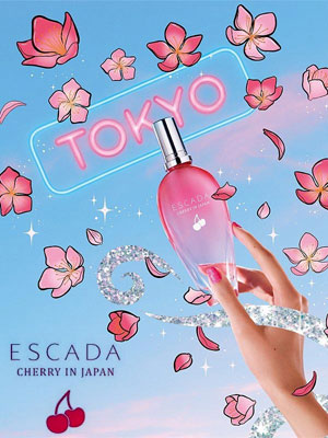 Escada Cherry in Japan perfume ad