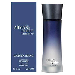 Armani Code Summer for Men Fragrances 