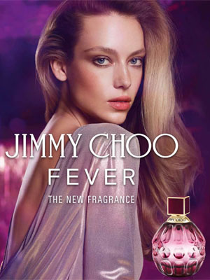 Jimmy Choo Fever perfume ads