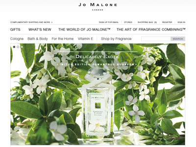 Jo Malone Osmanthus Blossom website