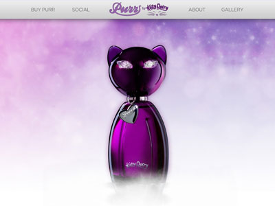 Purr by Katy Perry website
