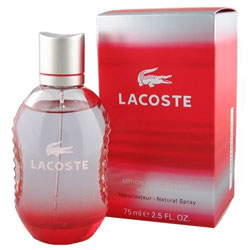 lacoste perfume red bottle