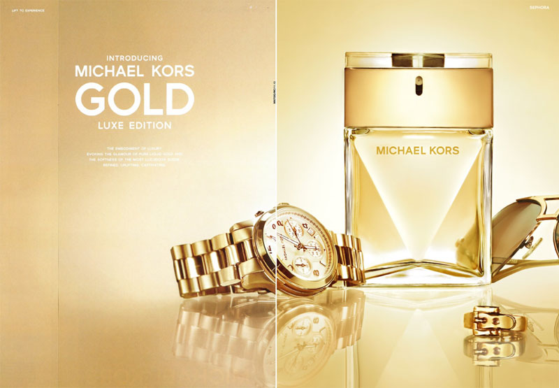 michael kors gold luxe
