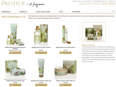 Pacifica Mediterranean Fig website