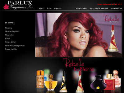 Rihanna Rebelle website