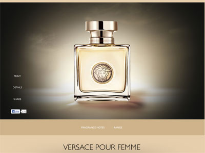Versace Pour Femme website