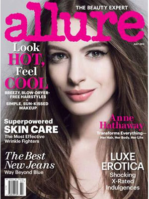 Allure, July 2012, Anne Hathaway