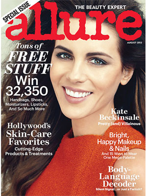 Allure, August 2012, Kate Beckinsale