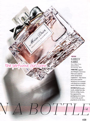 Miss Dior Absolutely Blooming Perfume editorial Cosmo Message in a Bottle