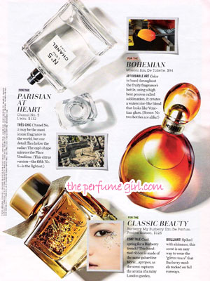 My Burberry Perfume editorial Cosmo Message in a Bottle