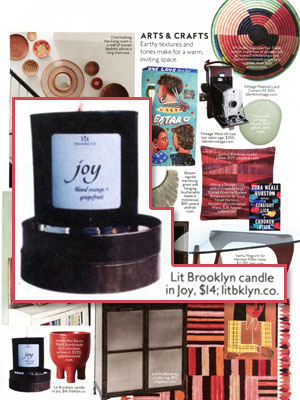 Lit Brooklyn Candle editorial InStyle