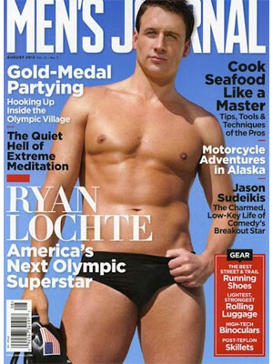 Men's Journal, August 2012, Ryan Lochte