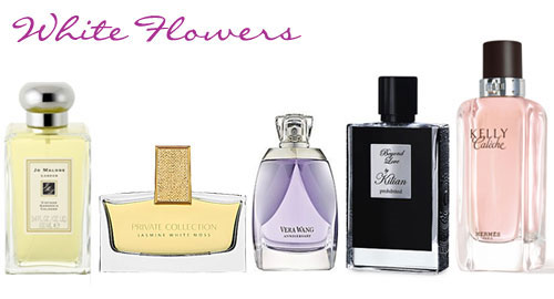 White Floral Fragrance Perfumes