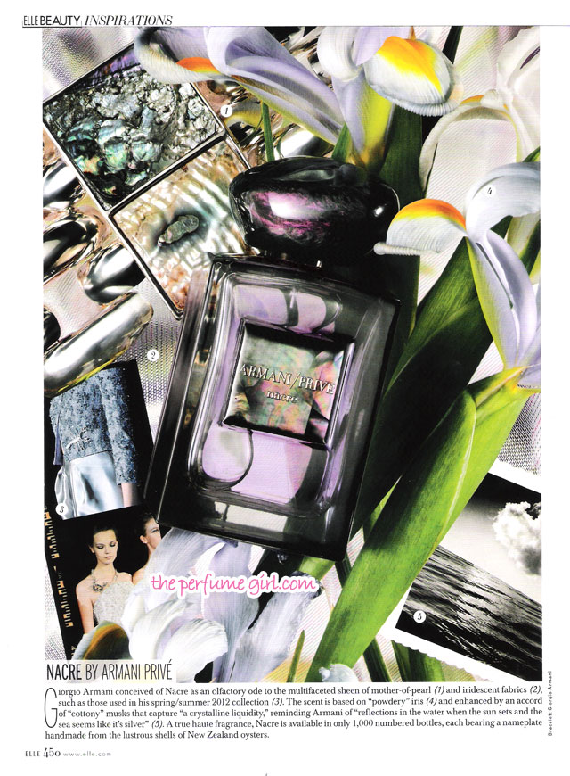 Beauty Inspirations: Ready to Wear Fragrances, Elle Sept. 2012