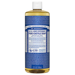Dr. Bronner's 18-in-1 Hemp Peppermint Pure-Castile Soap