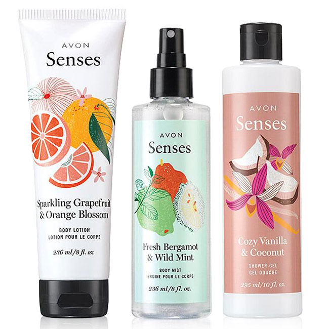 Avon Senses Body Care Collection Fragrance