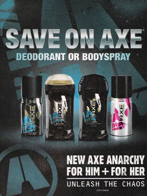 Axe Anarchy Axe body fragrances
