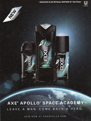 Axe Apollo bath and body fragrances