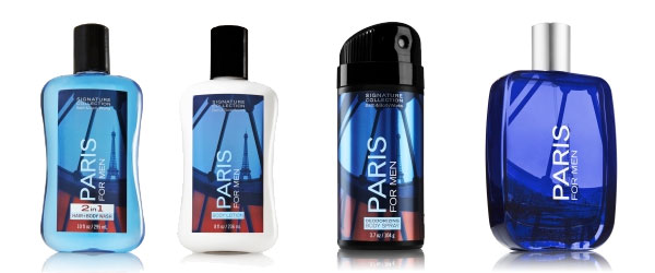 Bath & Body Works Paris for Men Fragrance Collection