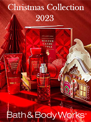 Bath & Body Works Christmas Collection 2023 fragrance ad