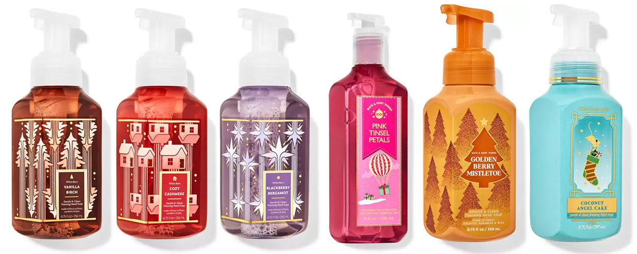 Bath & Body Works Christmas Collection New Hand Soaps