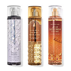 Bath & Body Works Christmas Collection Fragrance sprays