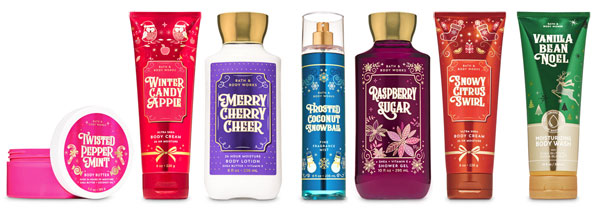 Bath & Body Works Christmas Fragrances fragrances 2019
