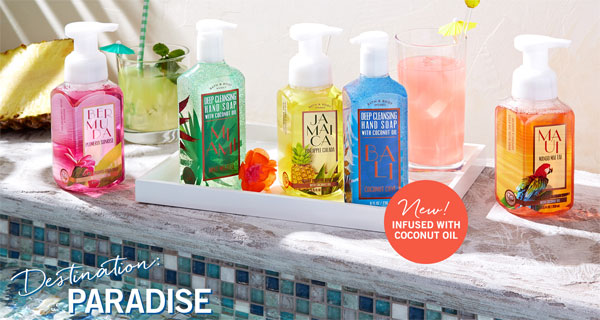 Bath & Body Works Destination Paradise Fragrance Ad