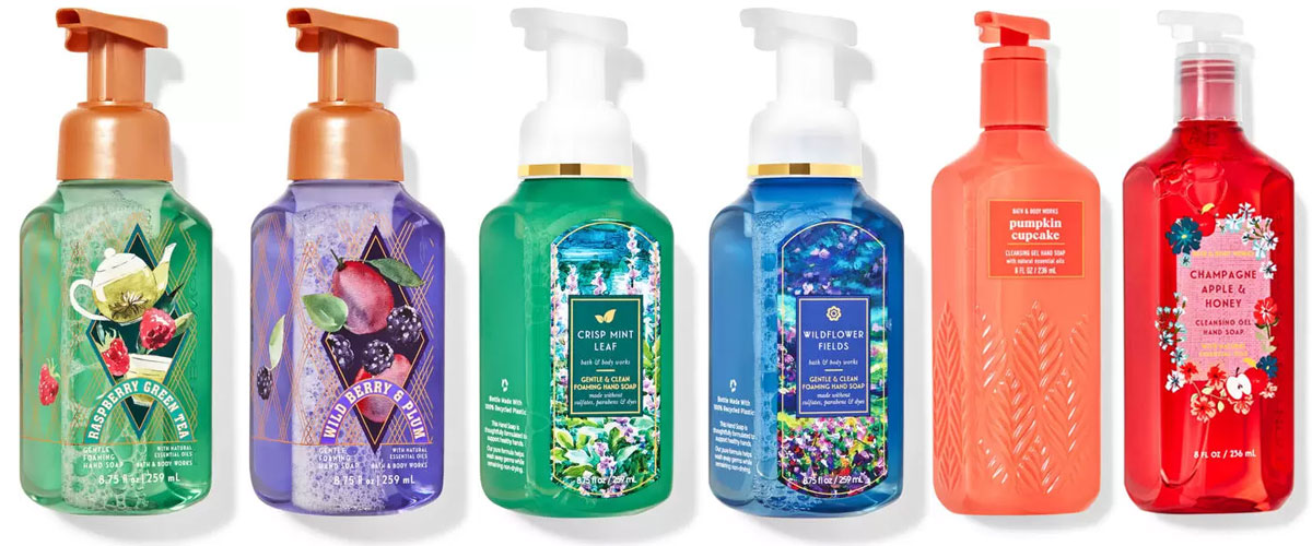 Bath & Body Works Fall Fragrance Collection New Hand Soaps