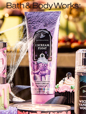 Bath & Body Works Halloween Collection fragrances 2025 ad