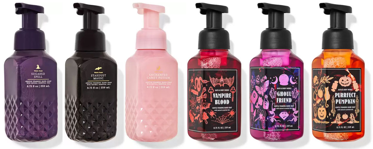 Bath & Body Works Halloween Scents New Hand Soaps