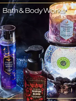 Bath & Body Works Halloween Scents fragrances ad