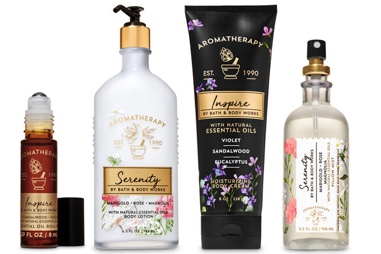 Bath & Body Works Inspire & Serenity Aromatherapy Collection
