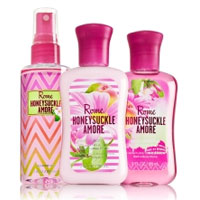 Bath & Body Works Rome Honeysuckle Amore bath and body fragrances