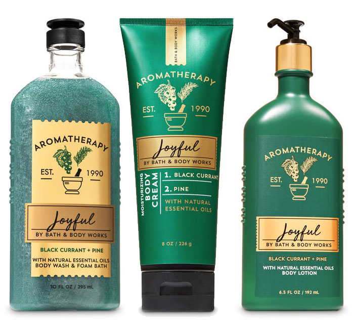 Bath & Body Works Joyful Aromatherapy fragrance collection - The Perfume  Girl