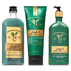 Bath & Body Works Joyful Aromatherapy Fragrances