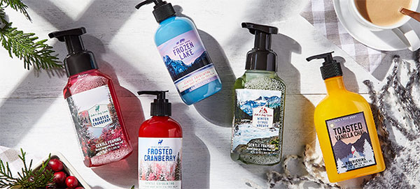 Bath & Body Works Outdoor Scents fall hand soaps