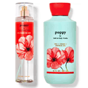 Bath & Body Works Poppy fragrance mist and shower gel