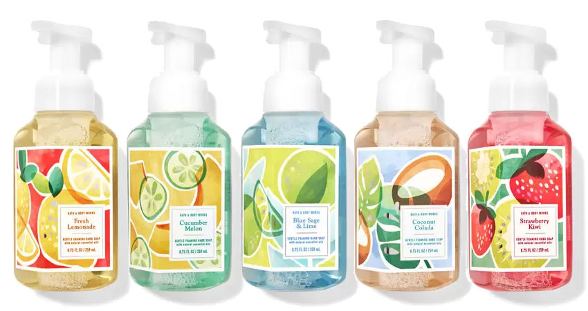 Bath & Body Works Summer Scents 2021 New Hand Soaps