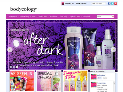 Bodycology After Dark website