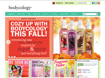 Bodycology Fall Traditions website